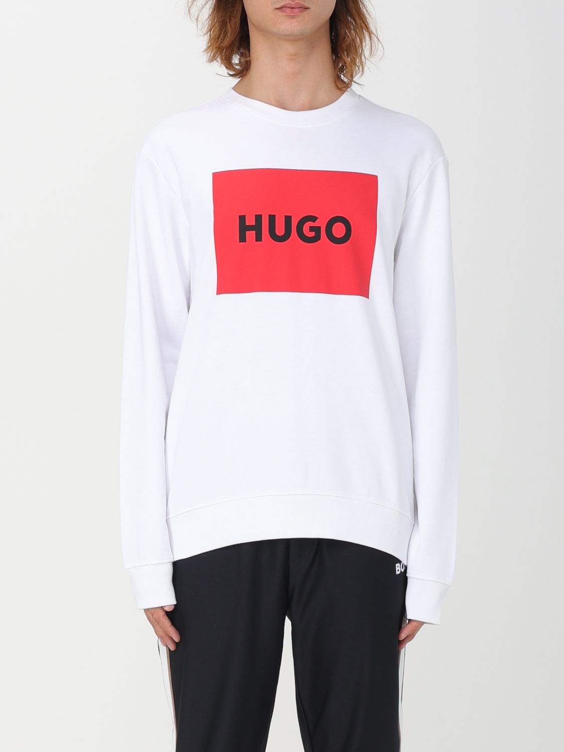Hugo Sweatshirt  Herren Farbe Weiss In White