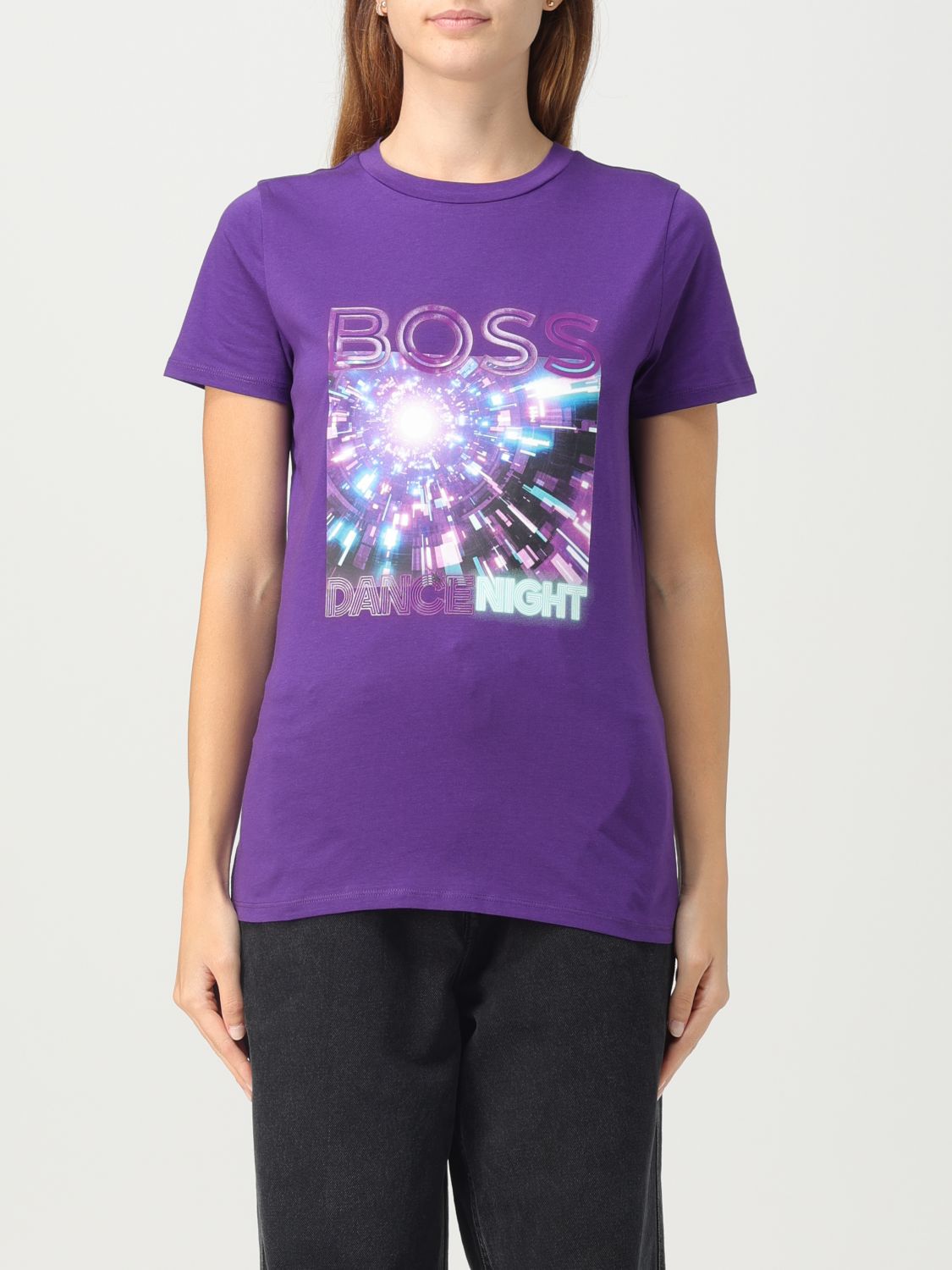 Hugo Boss T-shirt Boss Woman In Violet