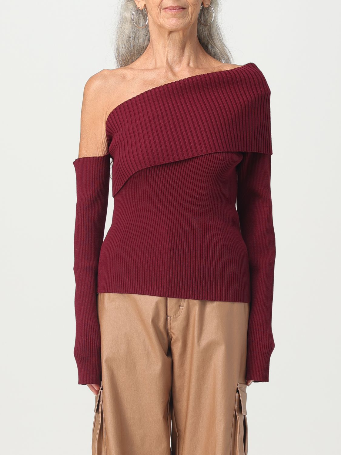 Federica Tosi Sweater  Woman Color Burgundy