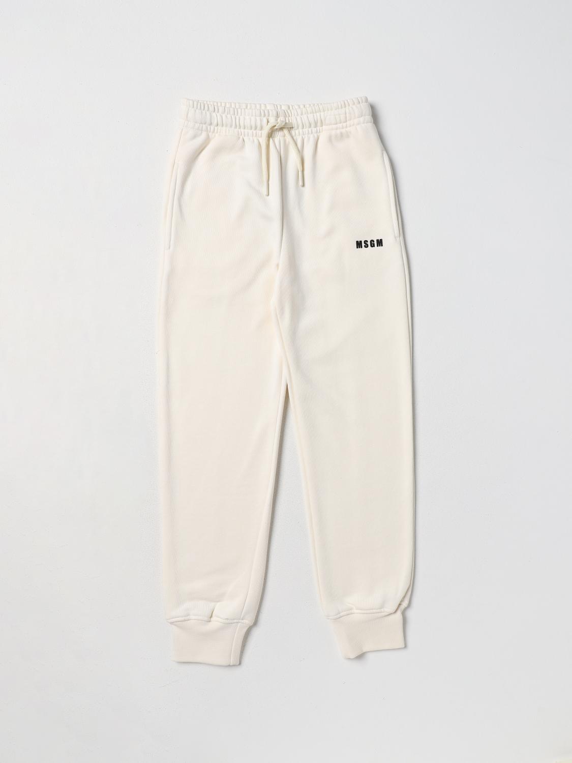 Msgm Hose  Kids Kinder Farbe Cream