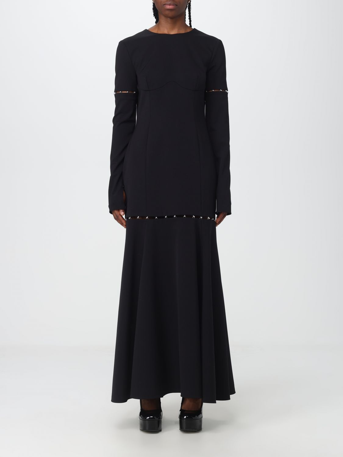 Shop Del Core Dress  Woman Color Black