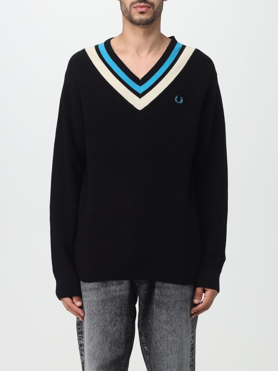 Shop Fred Perry Sweater  Men Color Black