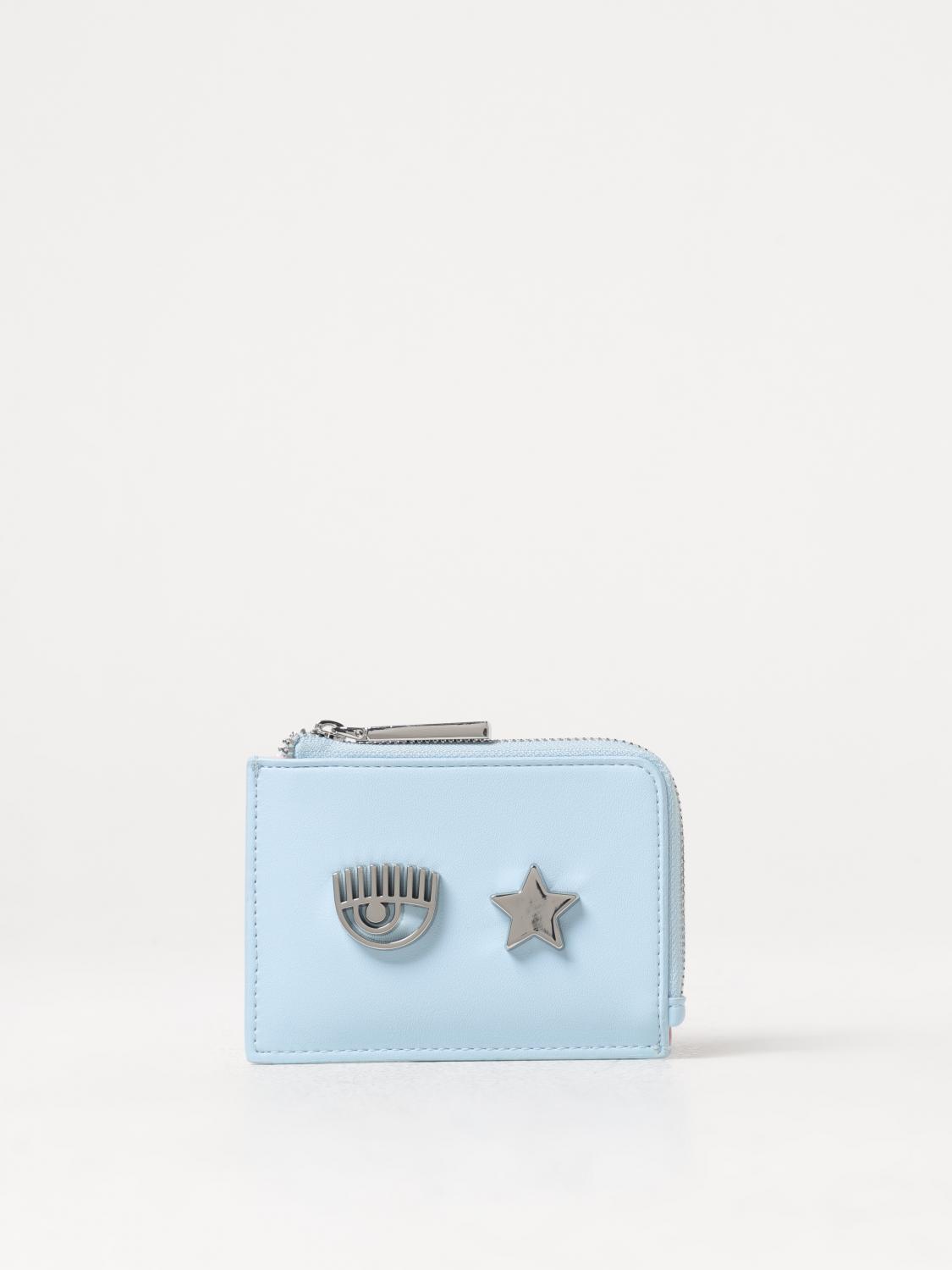 Chiara Ferragni Wallet  Woman In Gnawed Blue