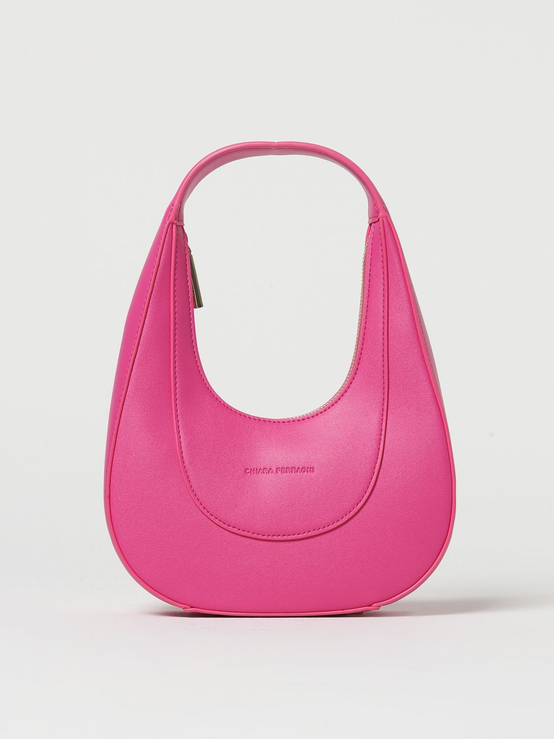 Shop Chiara Ferragni Shoulder Bag  Woman Color Fuchsia