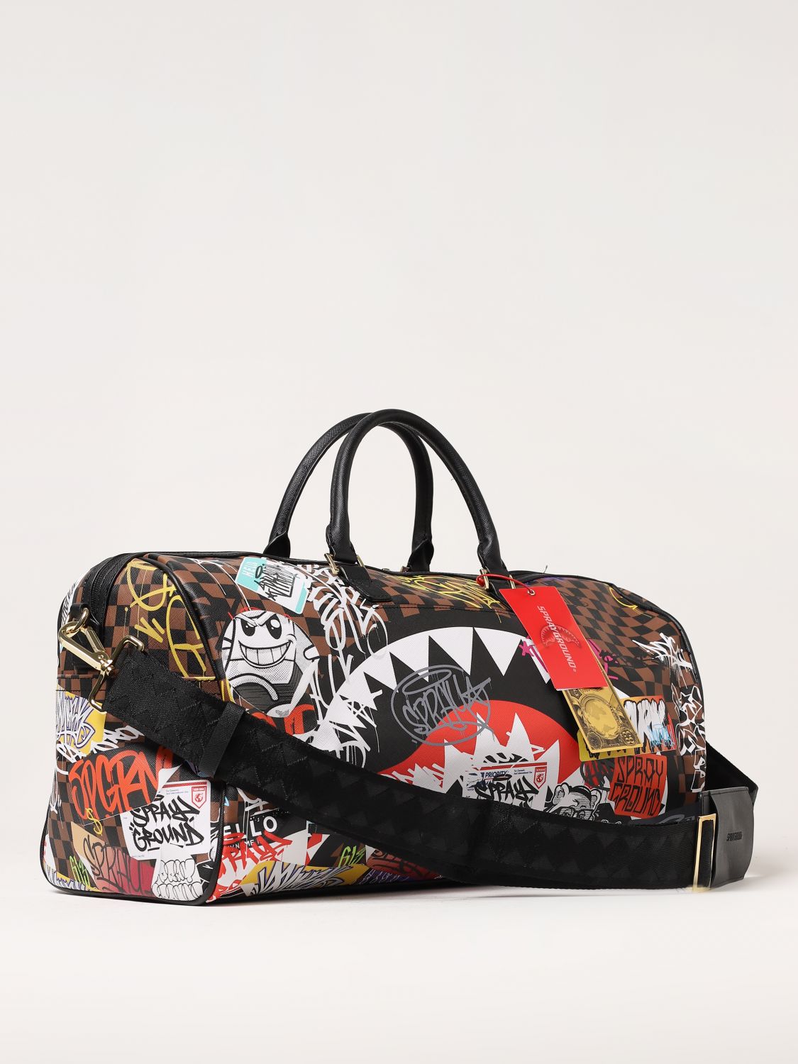 Sprayground Duffle Bag in Brown for Men