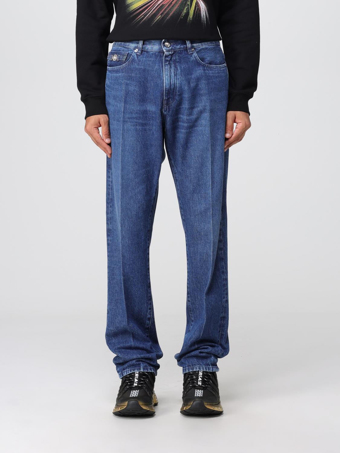 Jeans VERSACE Men colour Denim