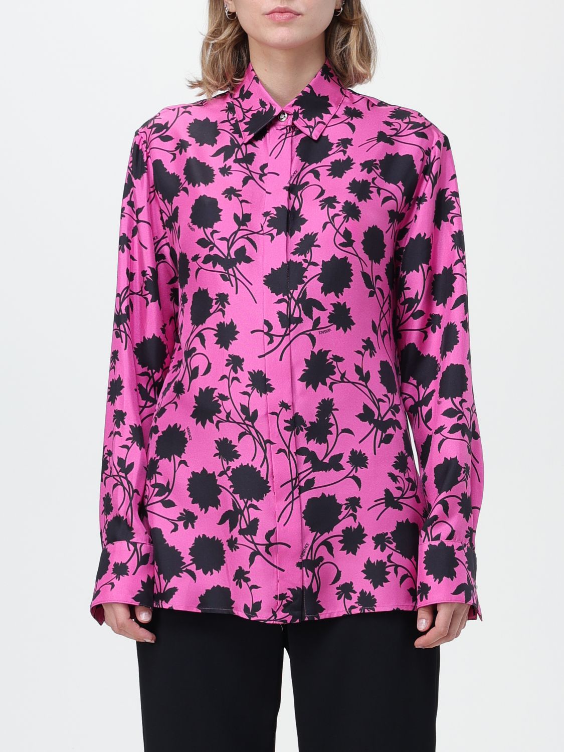 Versace Shirt  Woman Color Fuchsia