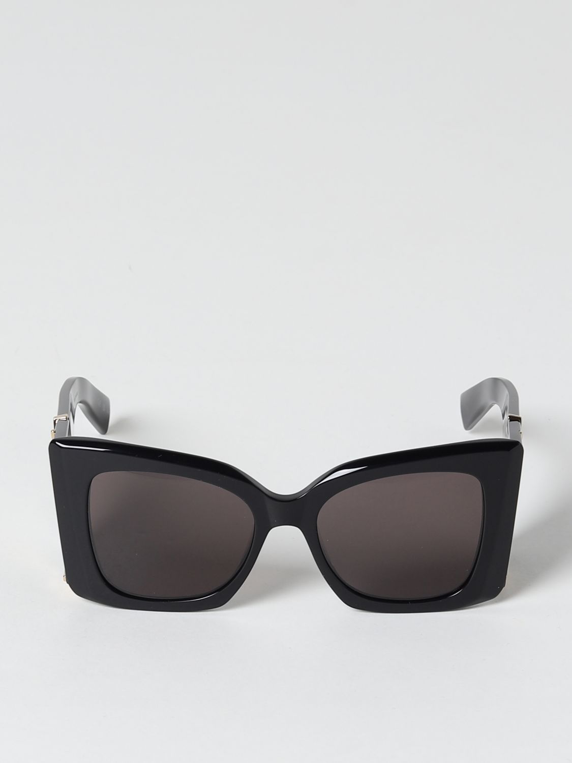 SAINT LAURENT: sunglasses for woman - Black  Saint Laurent sunglasses  758460Y9956 online at