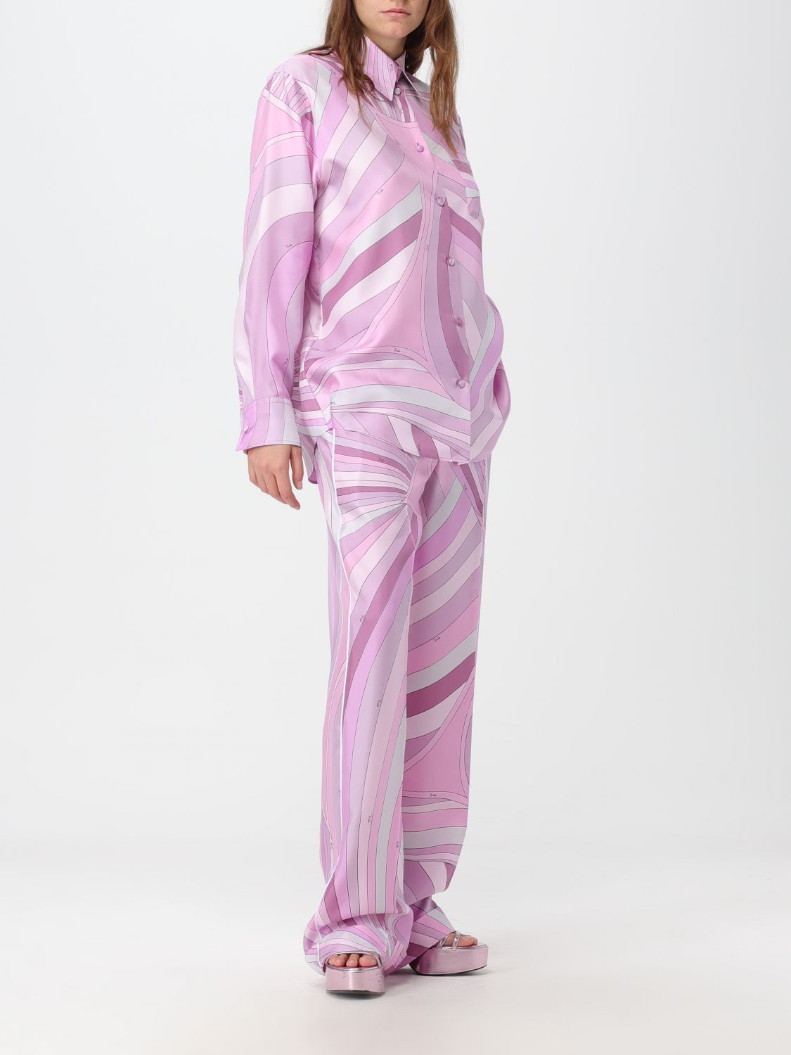 EMILIO PUCCI: pants for woman - Pink | Emilio Pucci pants