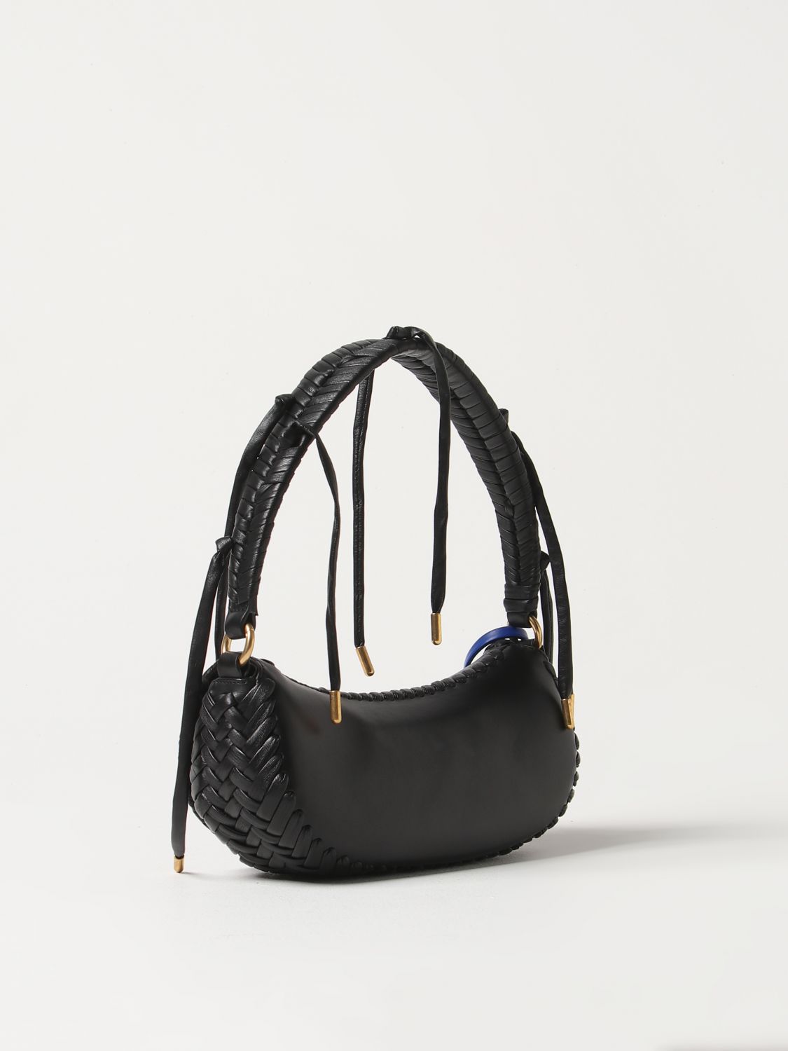 OFF-WHITE: shoulder bag for woman - Black  Off-White shoulder bag  OWNM040F23LEA001 online at