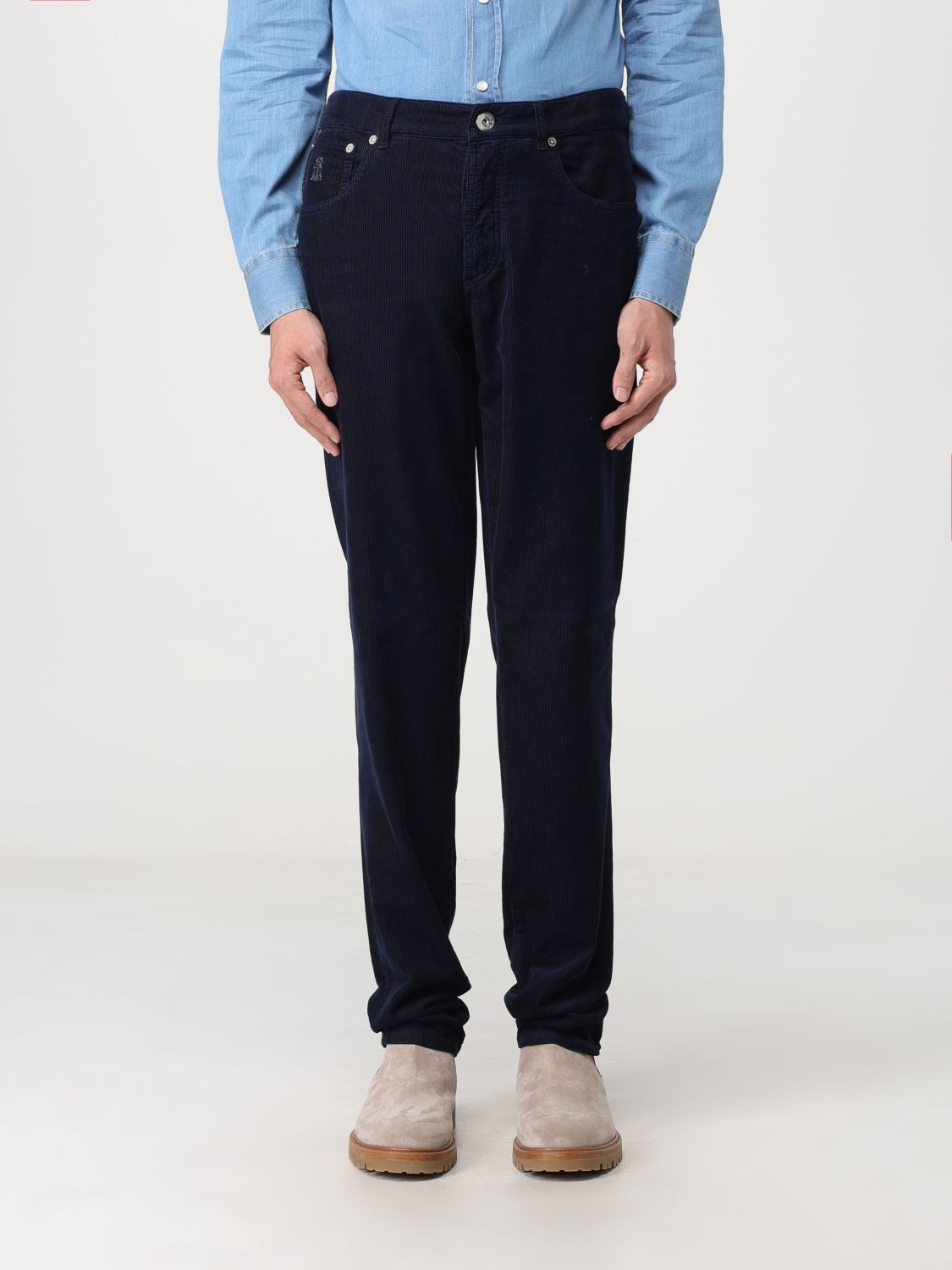 Brunello Cucinelli Pants  Men Color Navy