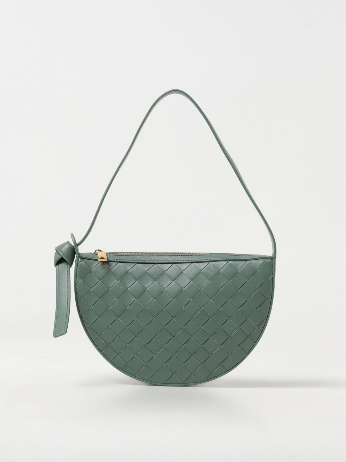 Shop Bottega Veneta Shoulder Bag  Woman Color Green