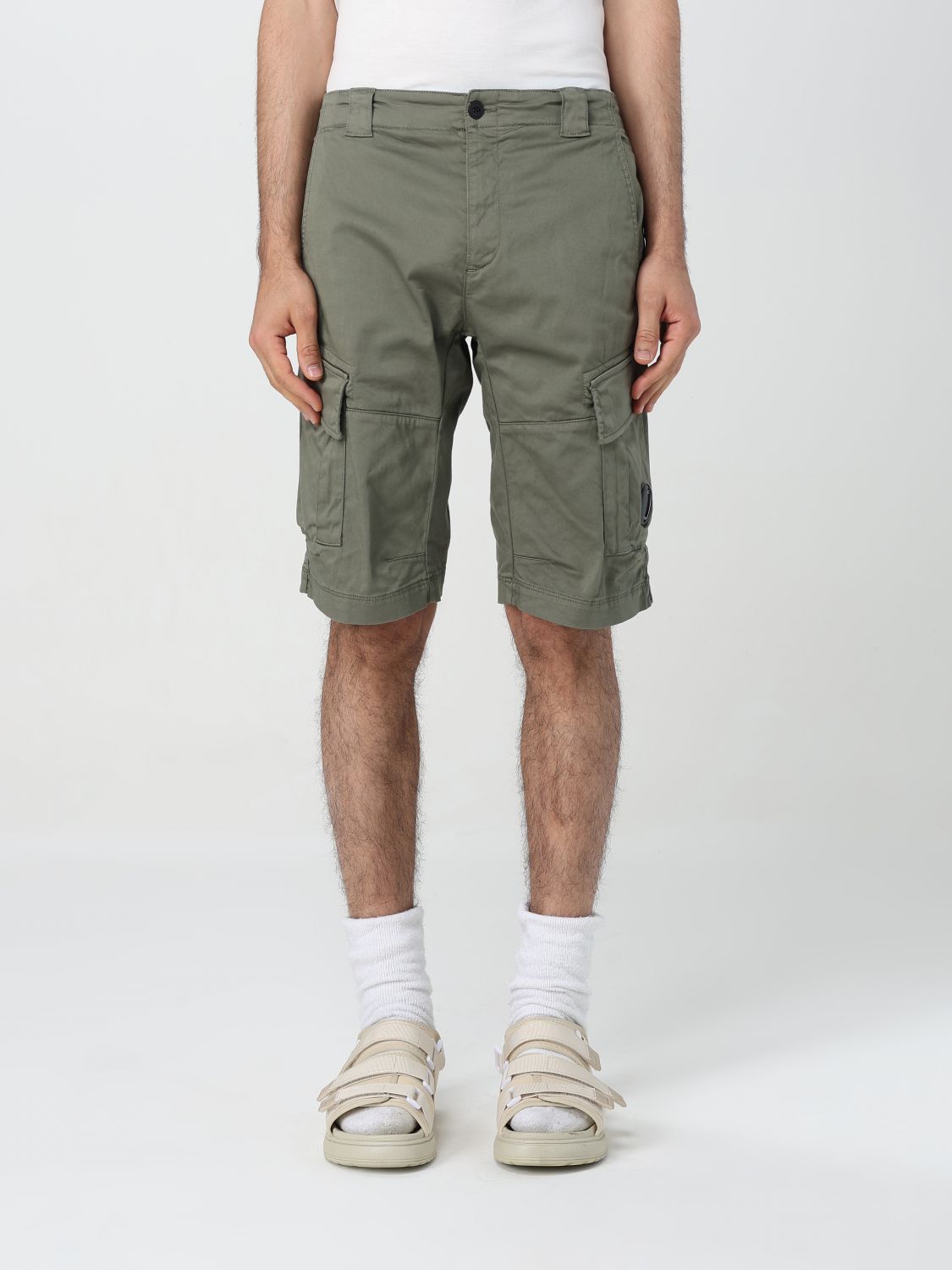 Shop C.p. Company Short  Men Color Green