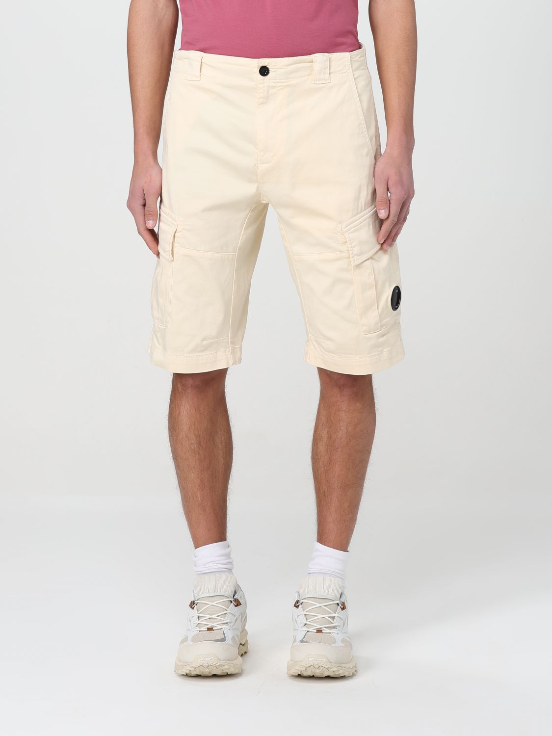 C.p. Company Short  Men In Yellow Cream