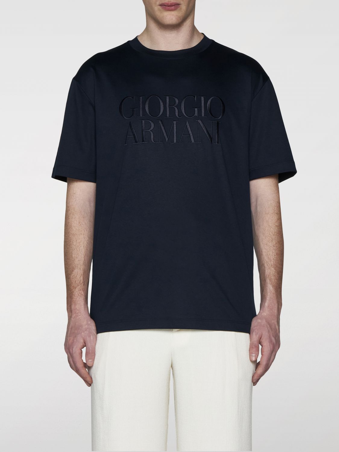 Giorgio Armani T-shirt  Men Color Blue