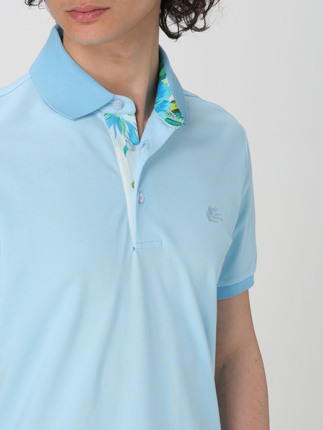 Light blue hotsell burberry polo