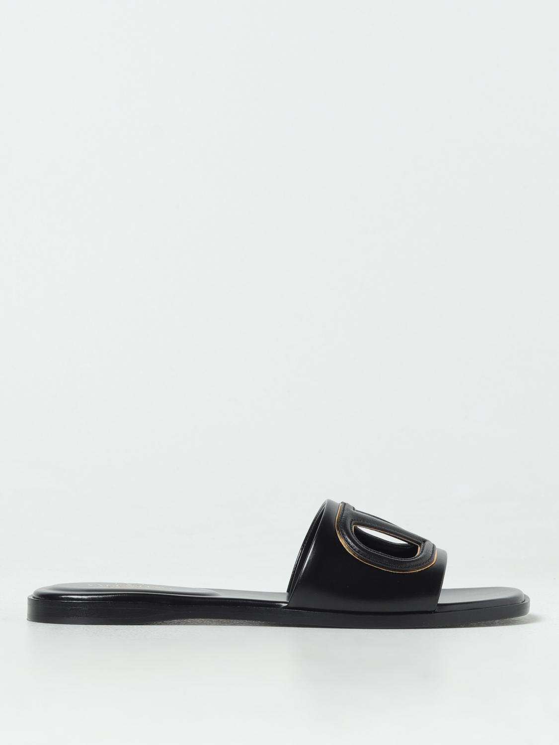 Flat Sandals VALENTINO GARAVANI Woman colour Black