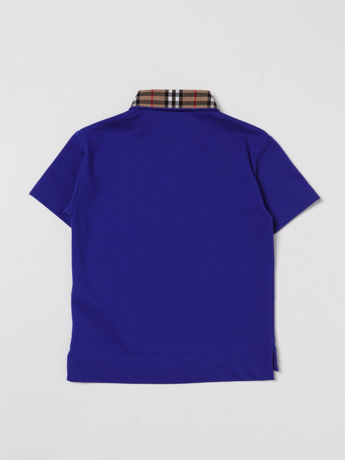 Burberry blue clearance polo shirt