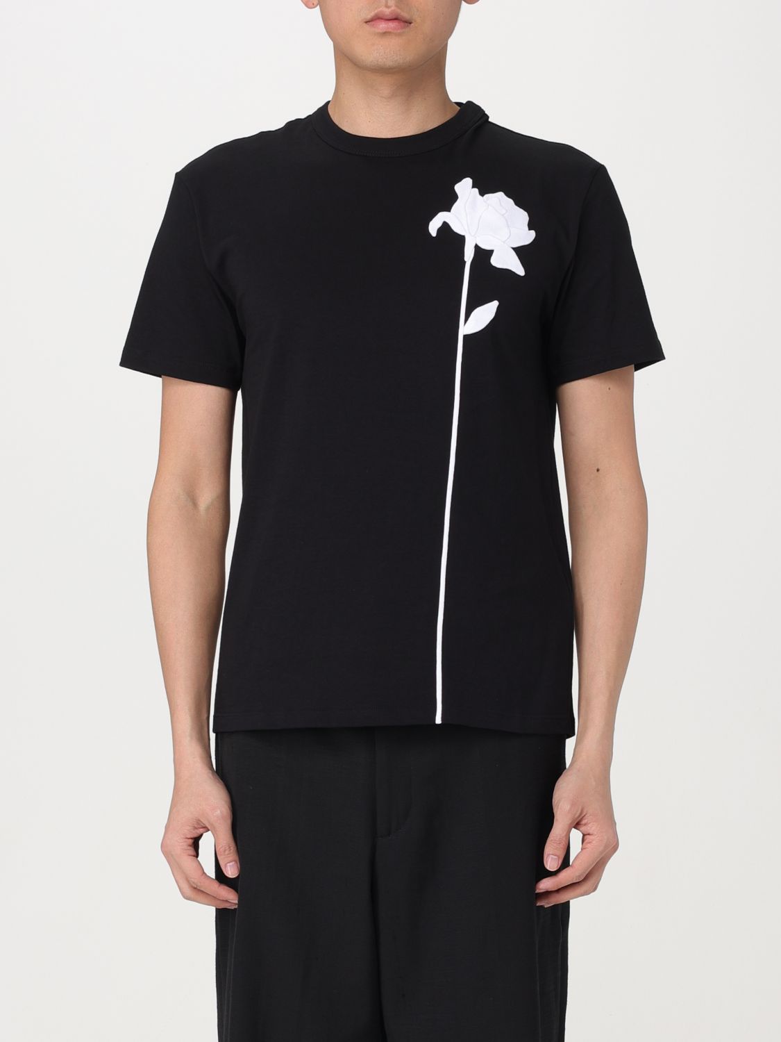Shop Valentino T-shirt  Men Color Black