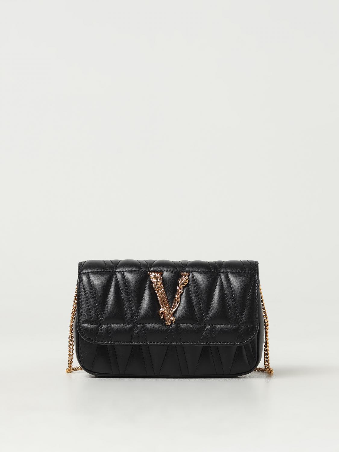 VERSACE mini bag for woman Black Versace mini bag