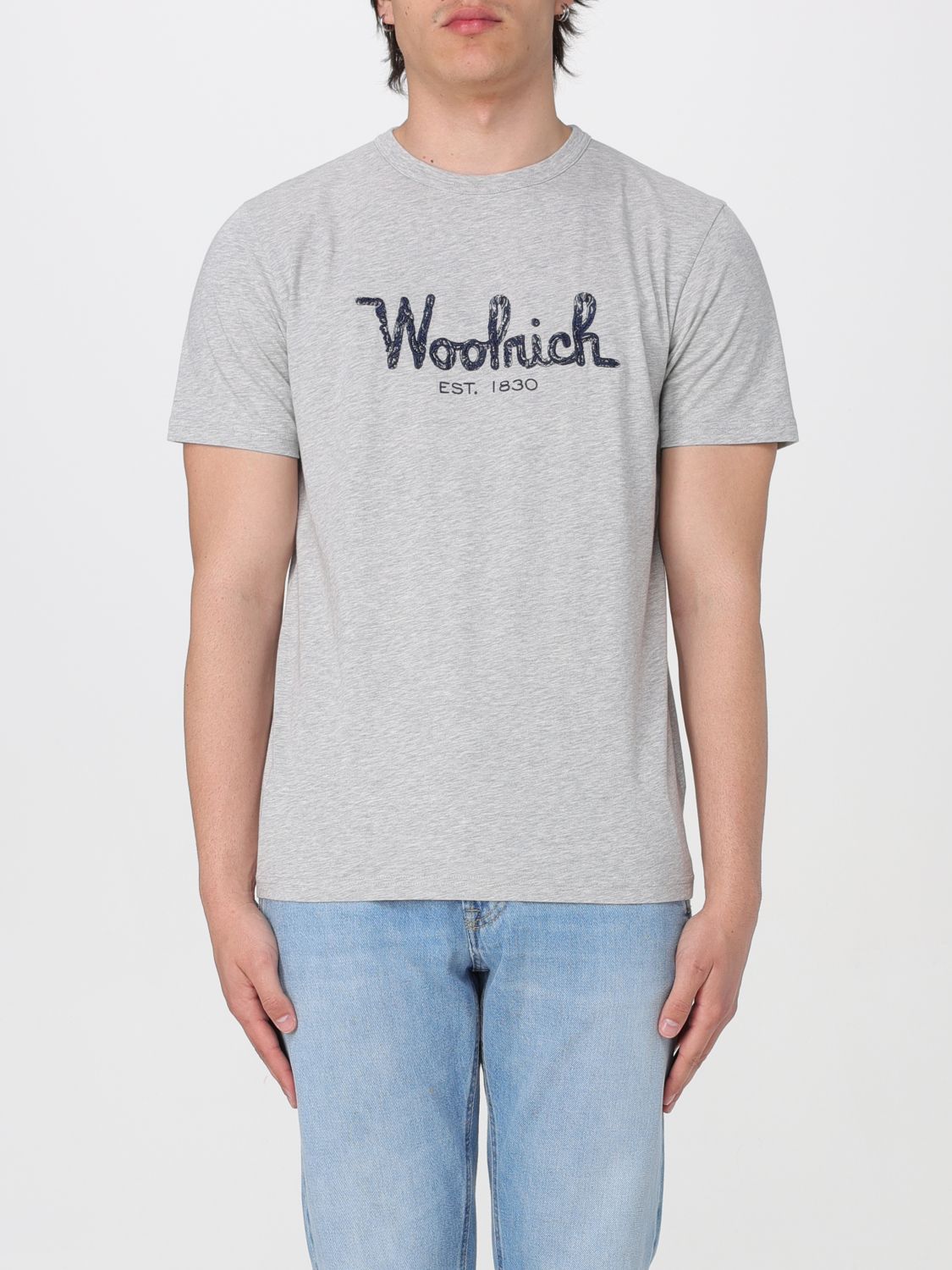 Woolrich T-shirt  Men Color Grey