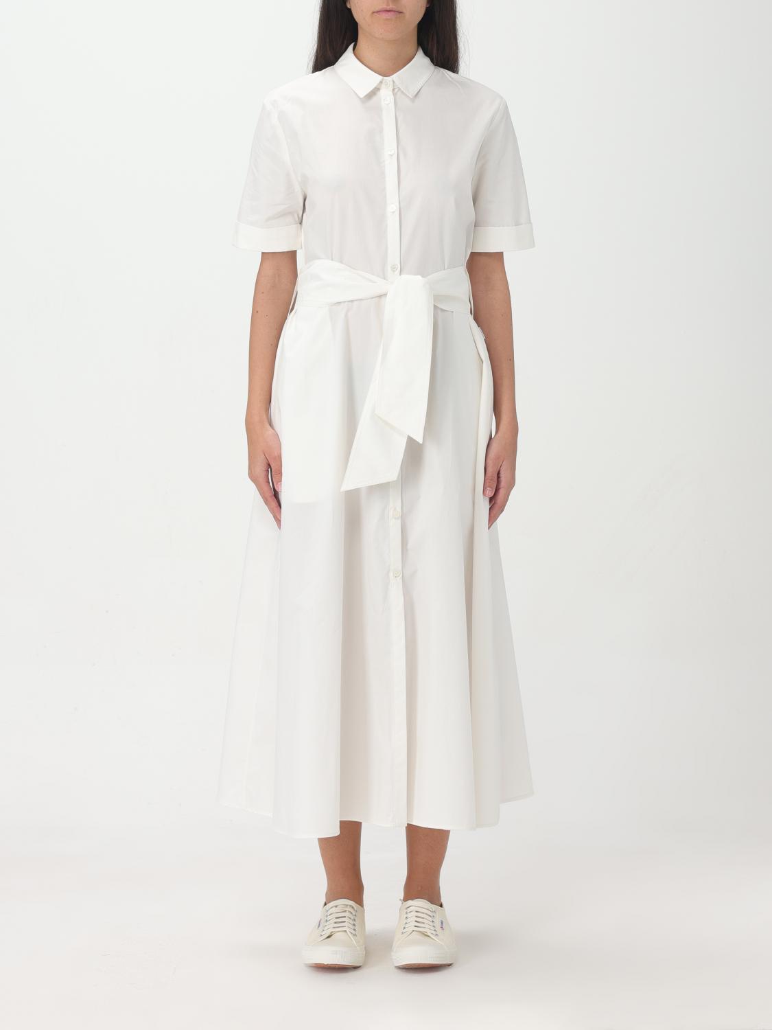 Shop Woolrich Dress  Woman Color White