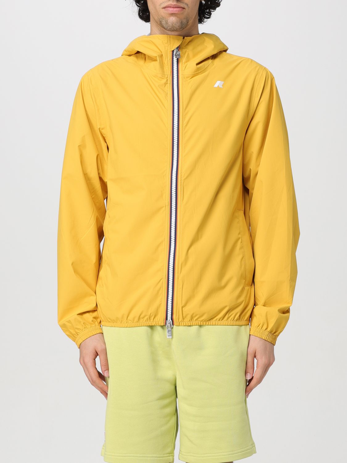 Shop K-way Jacket  Men Color Yellow