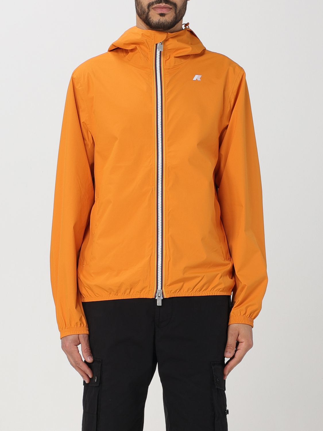 Shop K-way Jacket  Men Color Orange