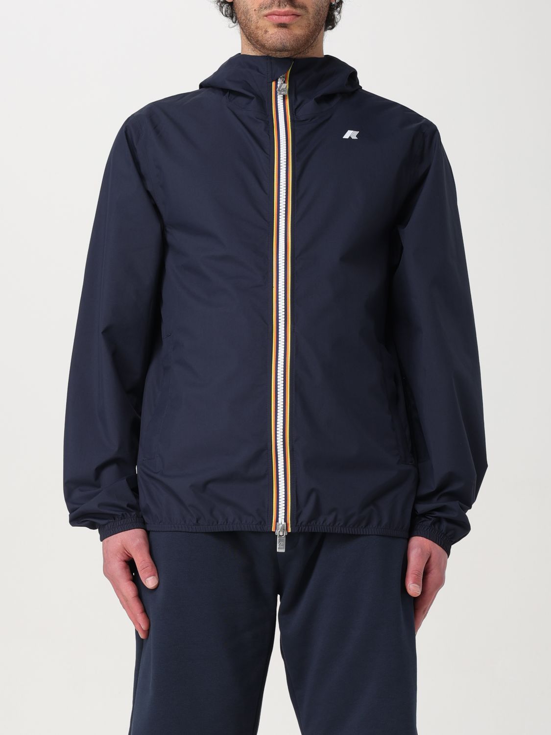 Shop K-way Jacket  Men Color Navy