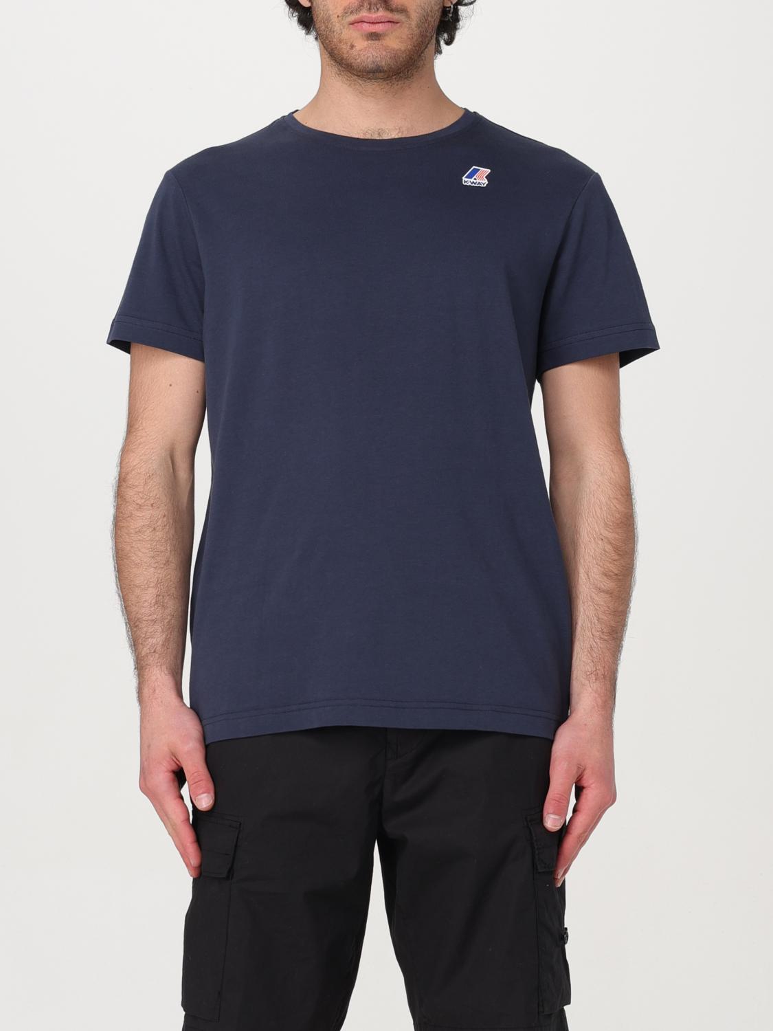 Shop K-way T-shirt  Men Color Blue