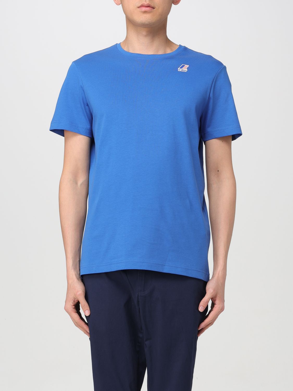 K-way T-shirt  Men Colour Blue 1