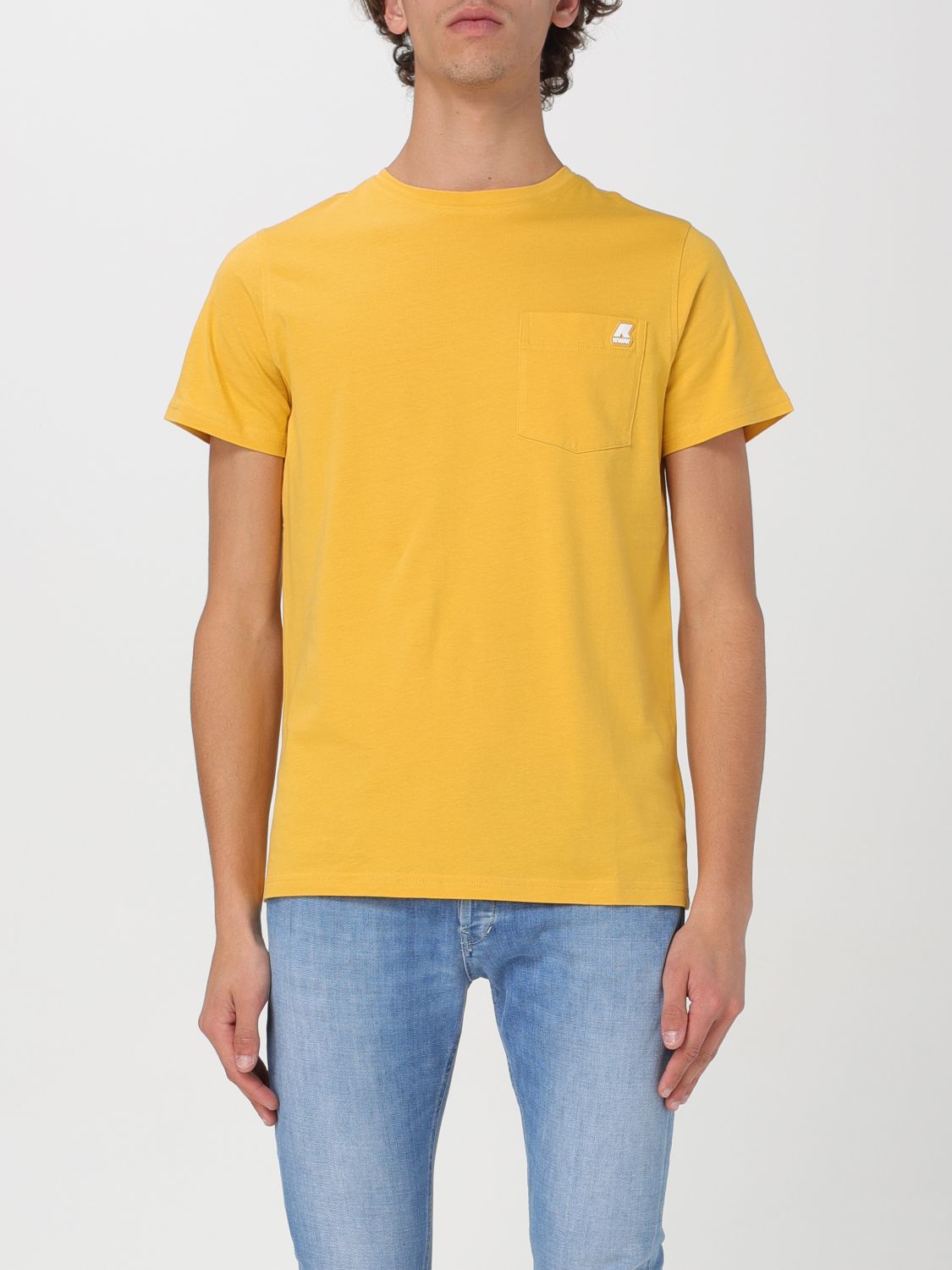 K-way T-shirt  Men Color Yellow