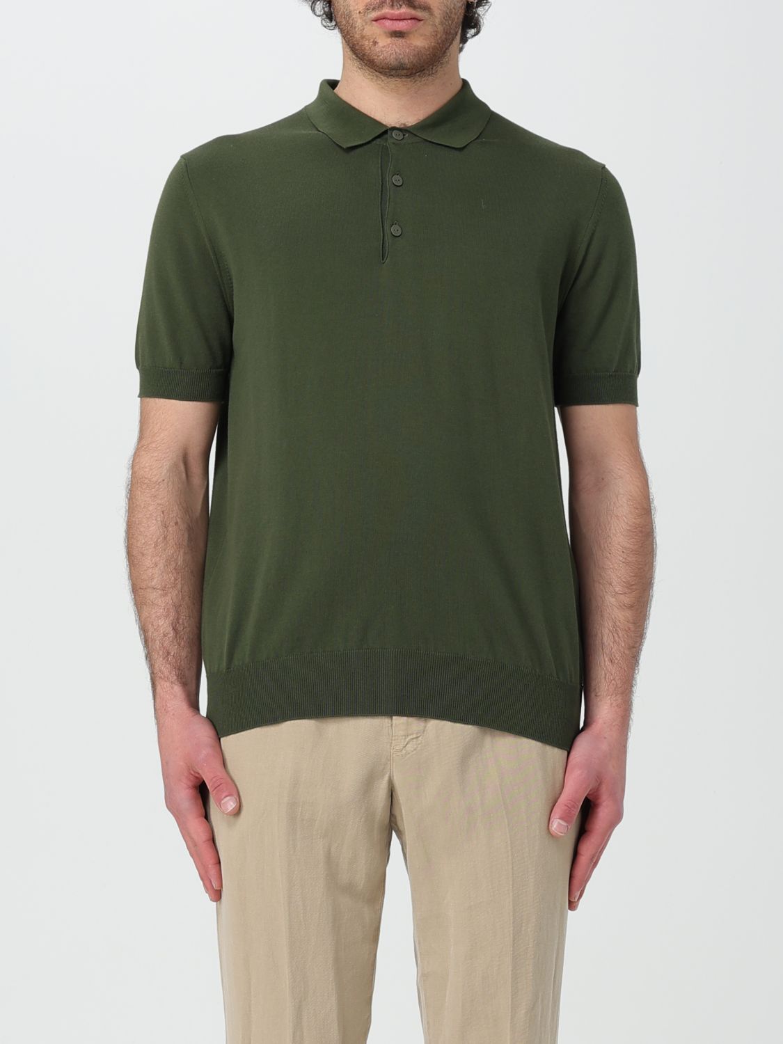 Shop K-way Polo Shirt  Men Color Green