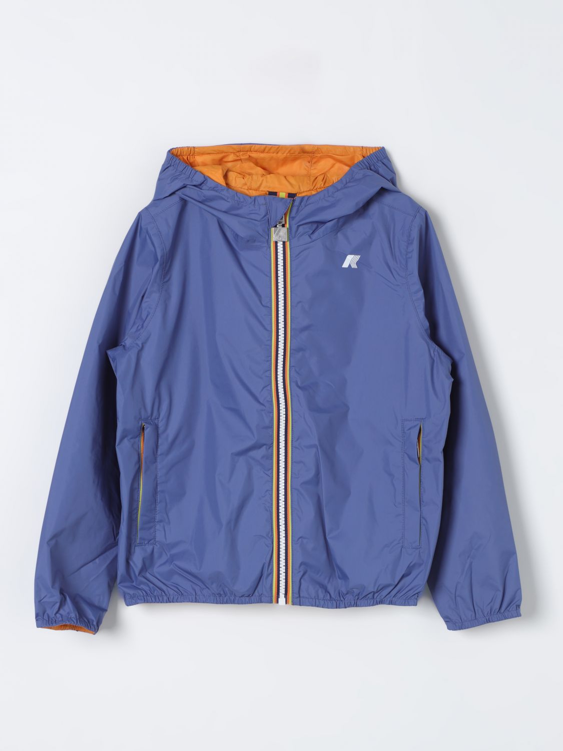 Shop K-way Jacket  Kids Color Blue 1 In 蓝色 1