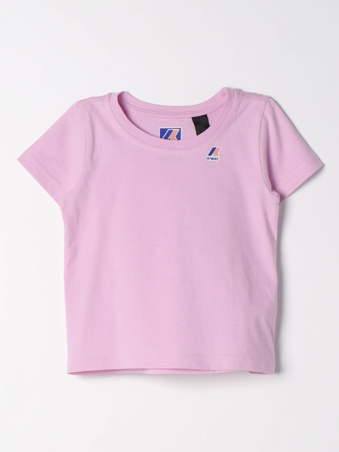 T恤 K-WAY 儿童 颜色 粉色