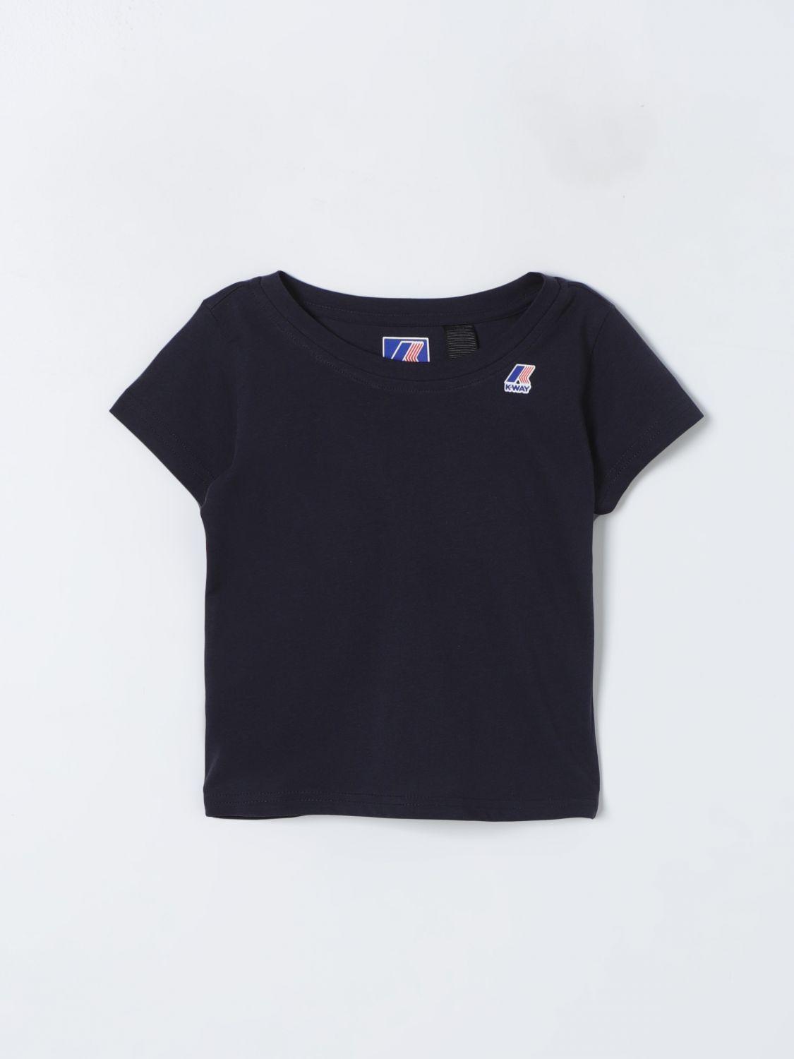 Shop K-way T-shirt  Kids Color Navy