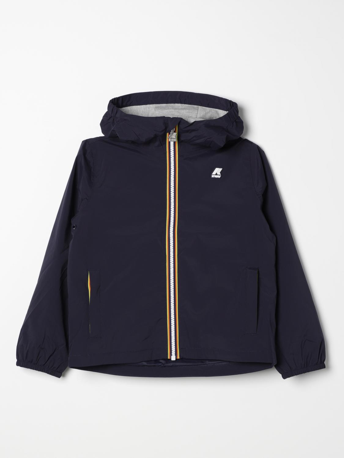 K-way Jacket  Kids Color Navy In Navy