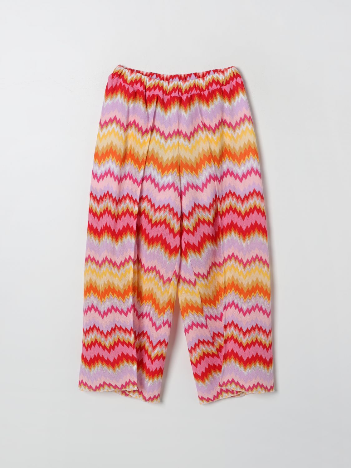 Shop Missoni Pants  Kids Color Fuchsia