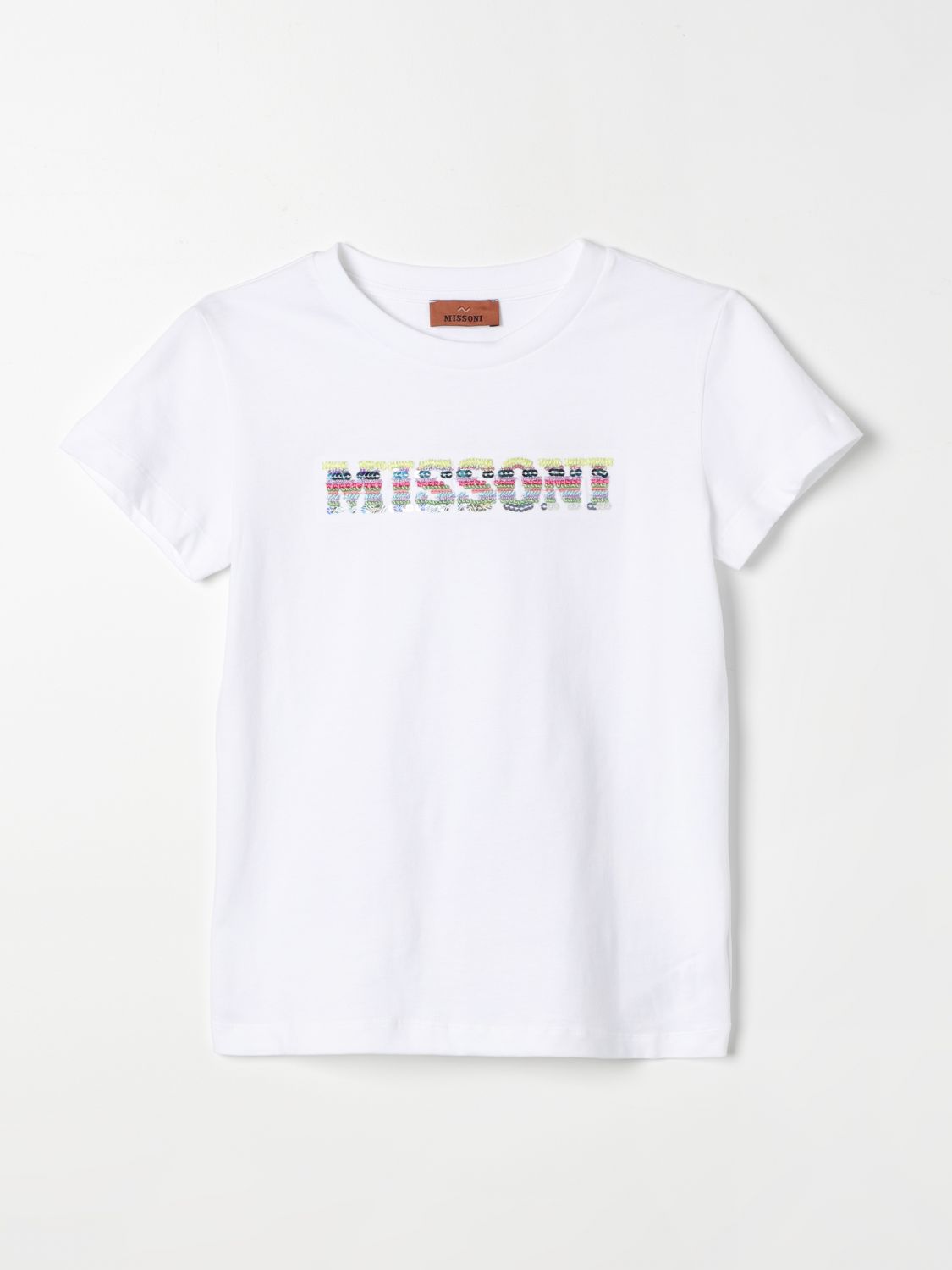 Shop Missoni T-shirt  Kids Kids Color White