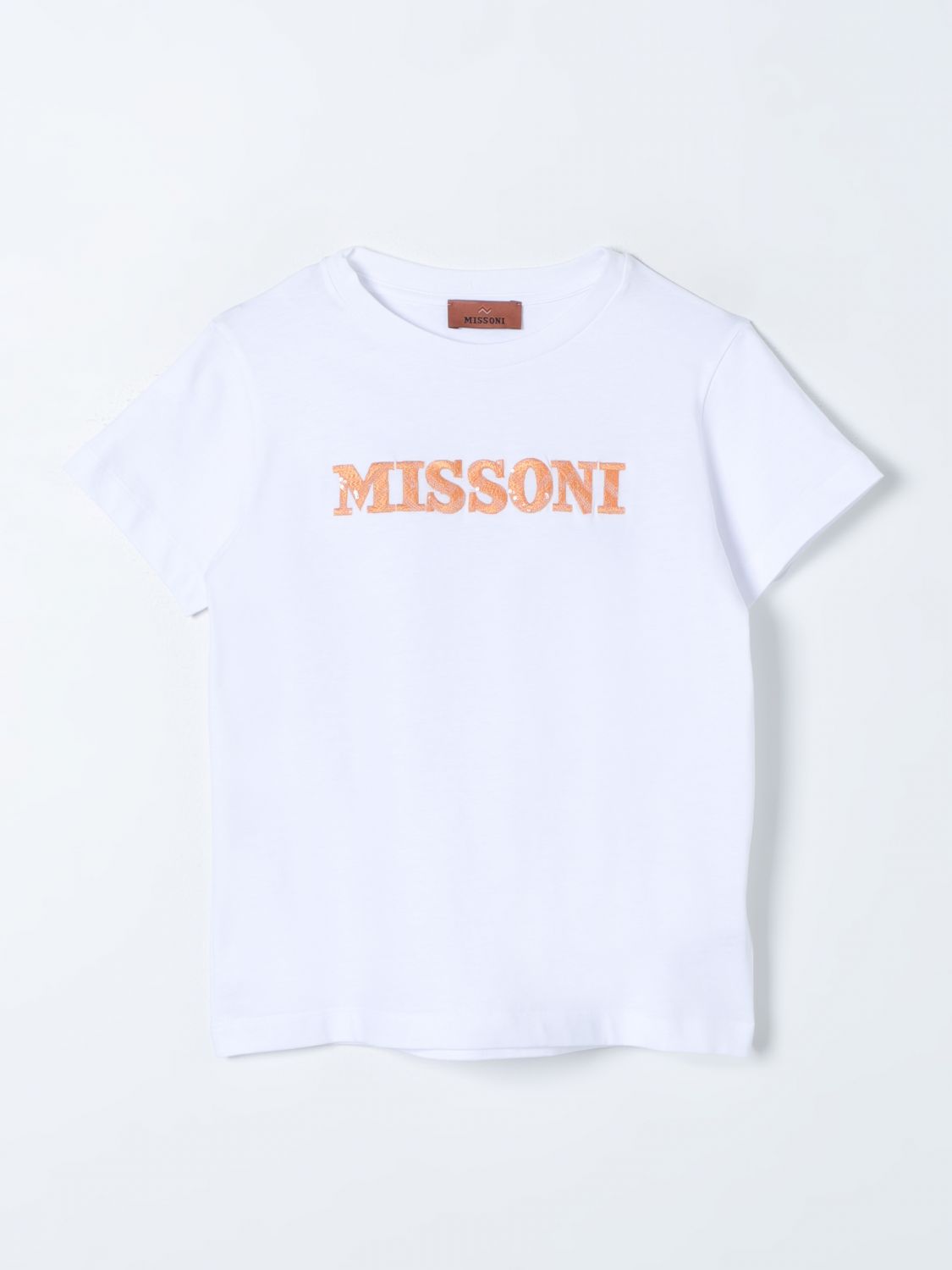 Shop Missoni T-shirt  Kids Kids Color White