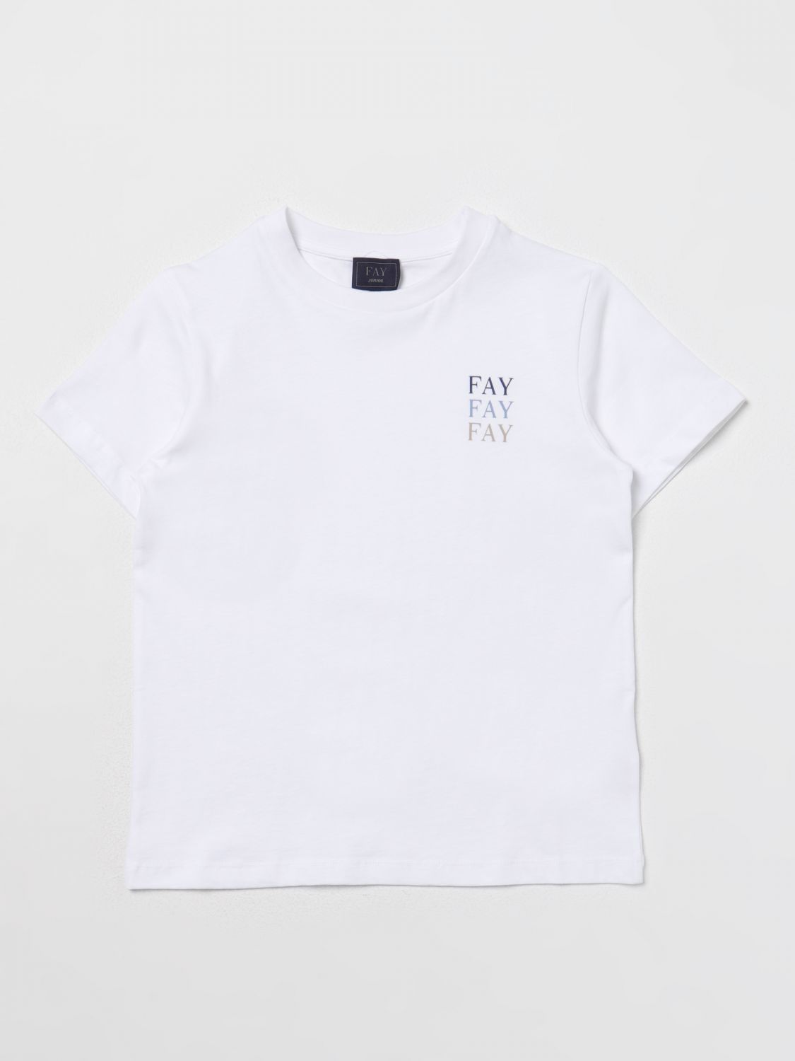Shop Fay Junior T-shirt  Kids Color White