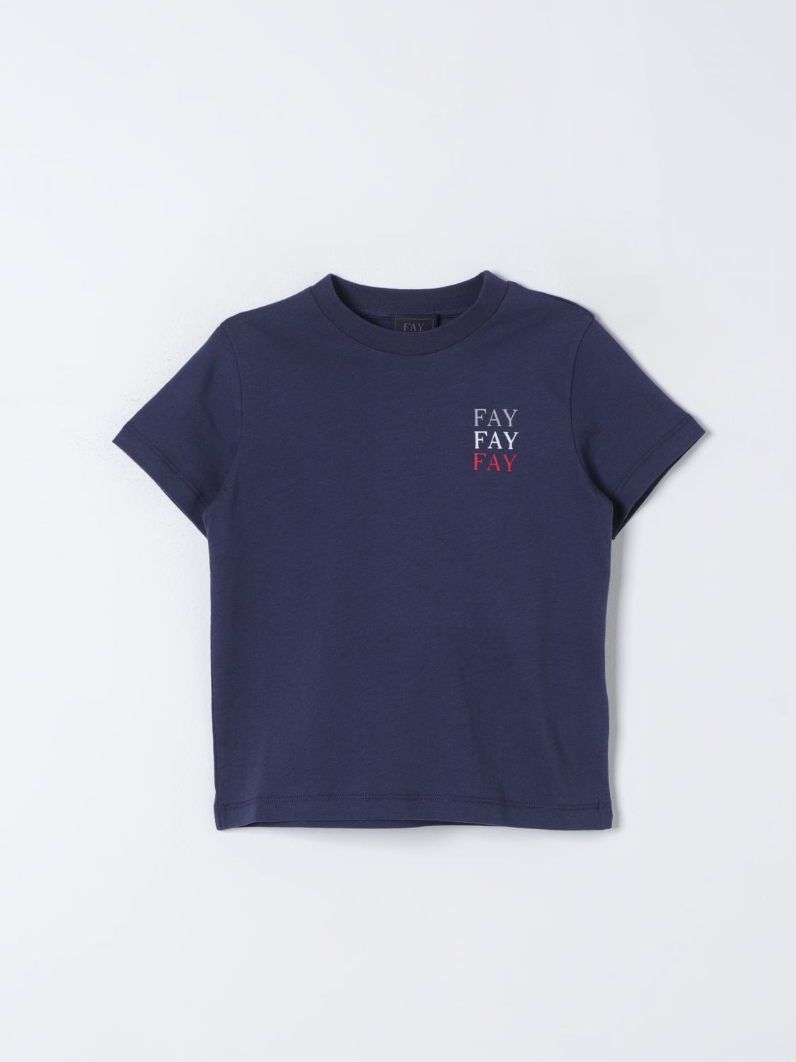Shop Fay Junior T-shirt  Kids Color Blue