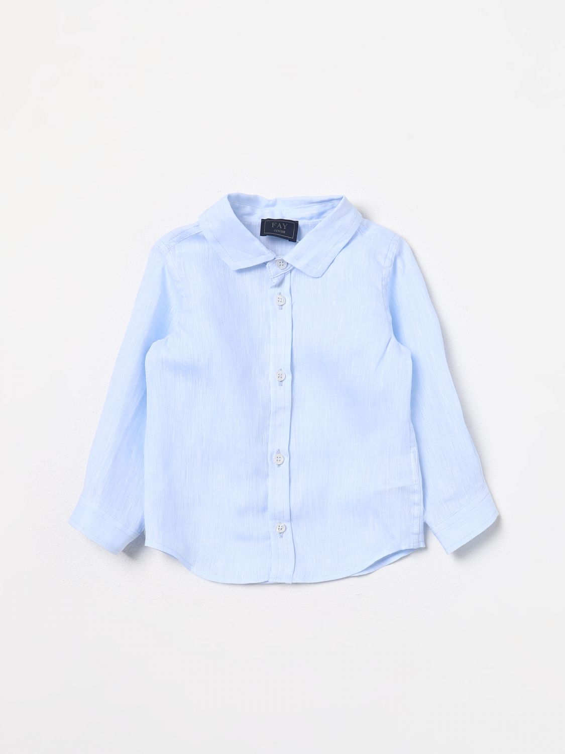 Fay Junior Babies' Shirt  Kids Color Gnawed Blue