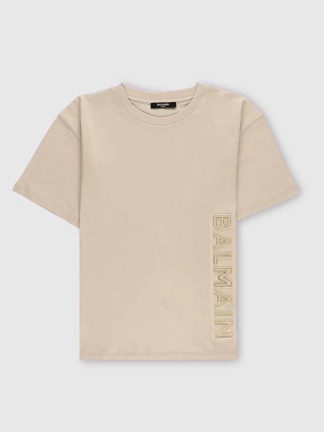 Shop Balmain T-shirt  Kids Color Beige