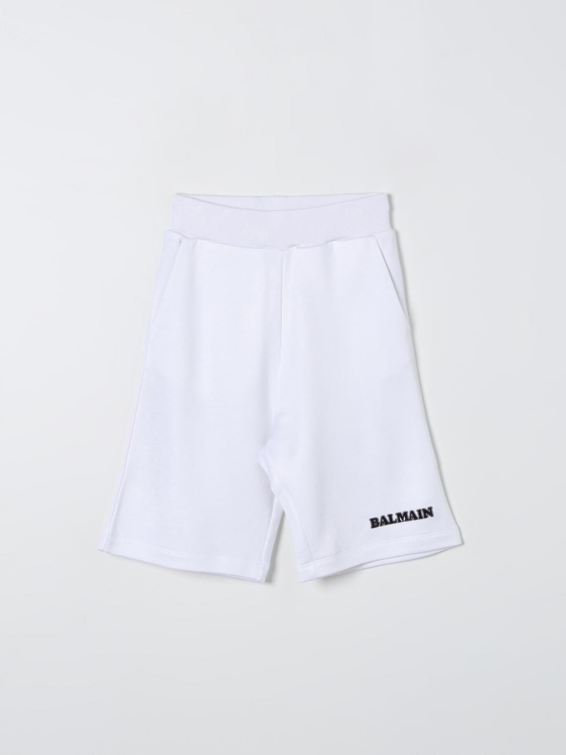 Balmain Jungen Weiß Shorts Kids Color