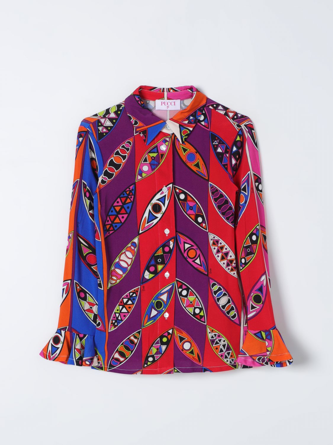 Emilio Pucci Junior Shirt  Kids Color Multicolor In 印花/多色