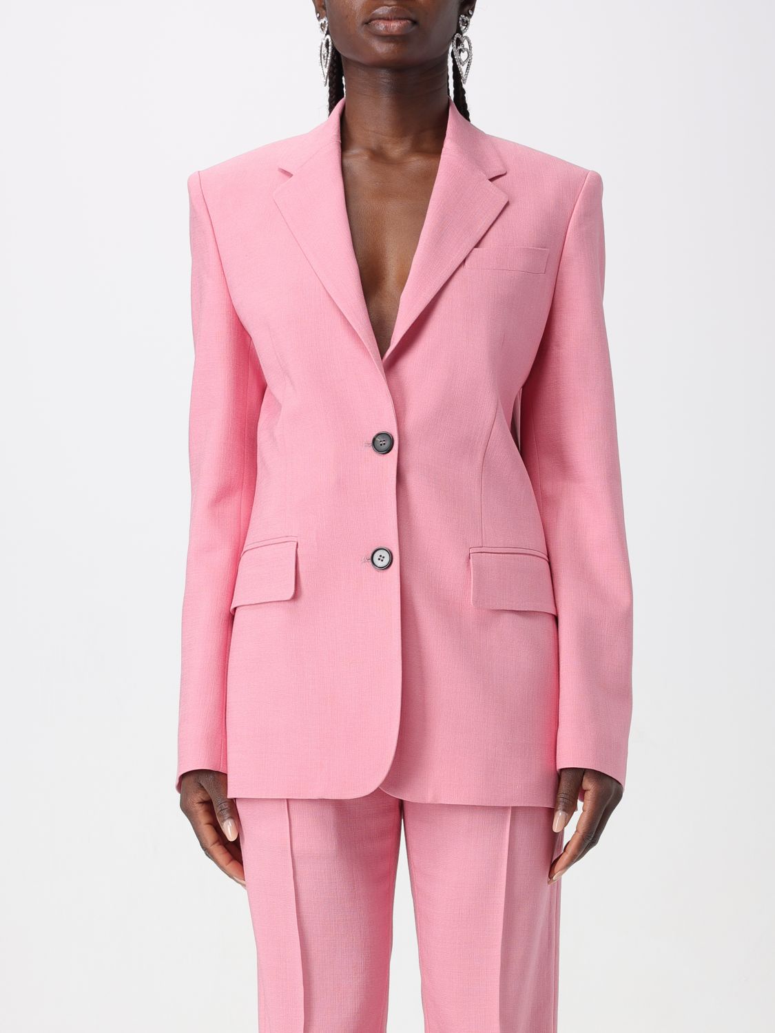 Msgm Blazer  Woman Color Pink