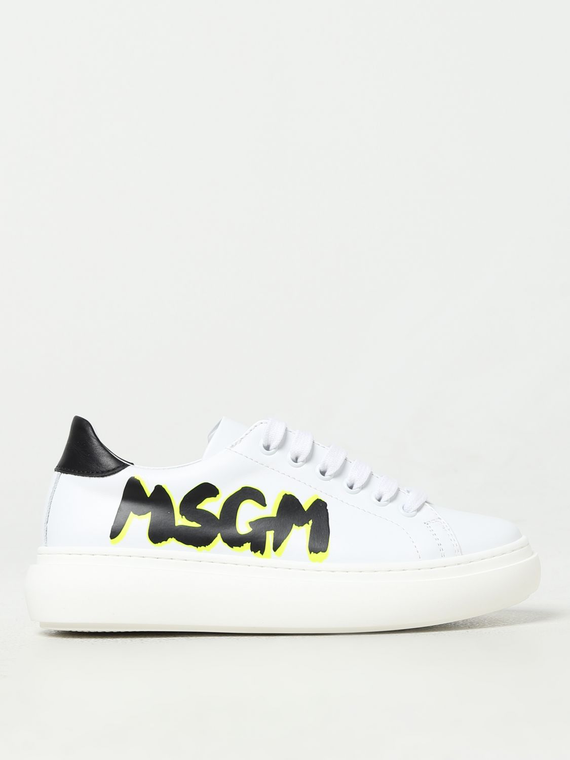 Shop Msgm Sneakers  Kids Kids Color White In Weiss