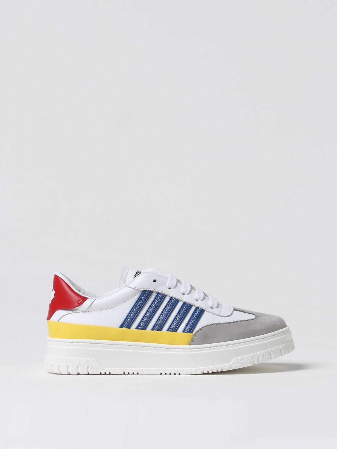 Shop Dsquared2 Sneakers  Kids Color White In Weiss