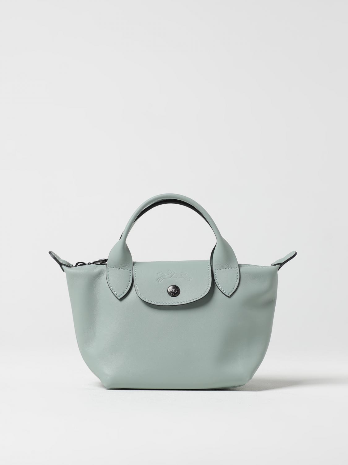 Longchamp Le Pliage Xtra Leather Bag With Shoulder Strap In Water